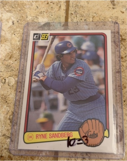 1983 Donruss #277 Ryne Sandberg — front