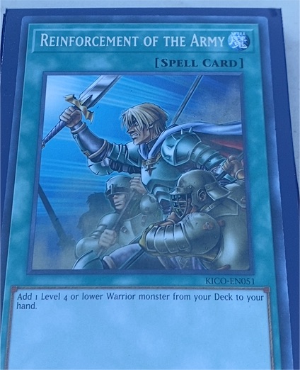 Yu-Gi-Oh! Reinforcement of the Army KICO-EN051 — front