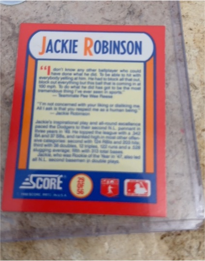 1990 Score #29 Jackie Robinson Magic Motion — front