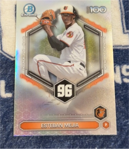 2026 Bowman Chrome Top 100 #BTP-96 Esteban Mejia — front