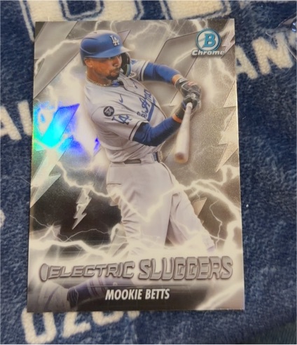 2026 Bowman Chrome #ES-5 Mookie Betts Electric Sluggers — front
