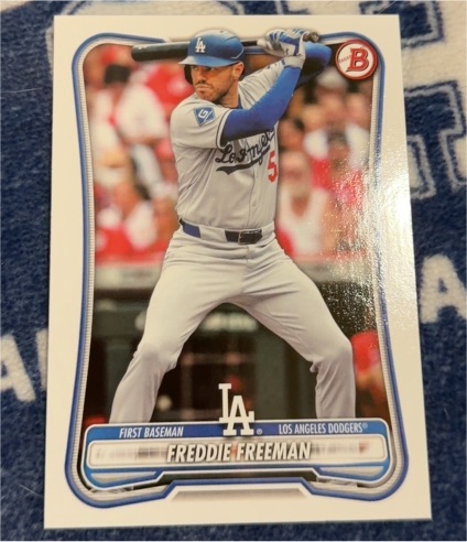 2024 Bowman #43 Freddie Freeman — front