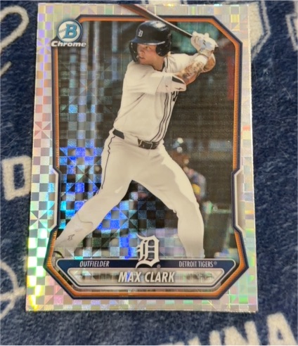 2025 Bowman Chrome #BCP-24 Max Clark — front