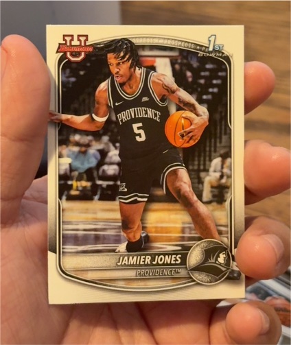 2025 Topps Bowman University #1 Jamier Jones — front