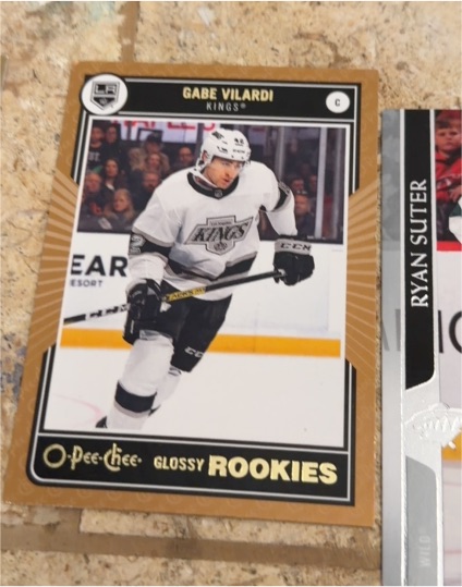 2020-21 O-Pee-Chee Glossy Rookies Bronze #R-1 Gabe Vilardi — front