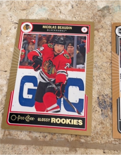 2020-21 Upper Deck O-Pee-Chee Glossy Rookies Bronze #R-10 Nicolas Beaudin — front