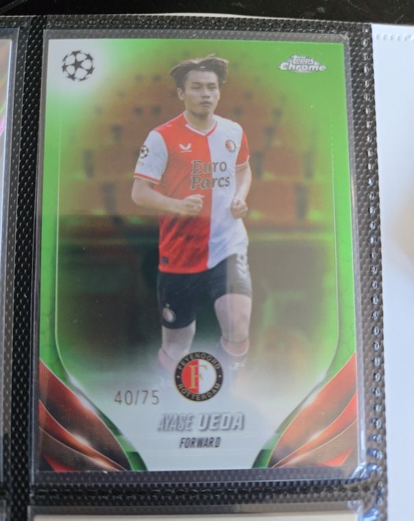 2023-24 Topps Chrome UEFA Club Competitions #40/75 Ayase Ueda — front