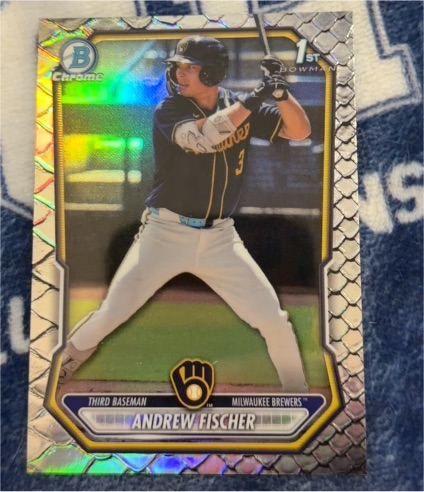 2026 Bowman Chrome #BCP-149 Andrew Fischer — front