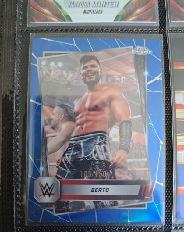 2025 Topps Chrome WWE #147 Berto — front