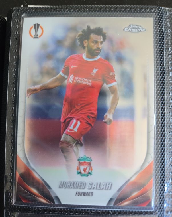 2023-24 Topps Chrome UEFA Club Competitions #163 Mohamed Salah — front