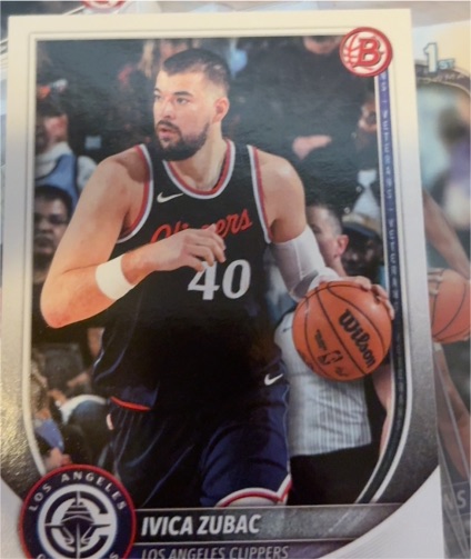 2025-26 Bowman #120 Ivica Zubac — front