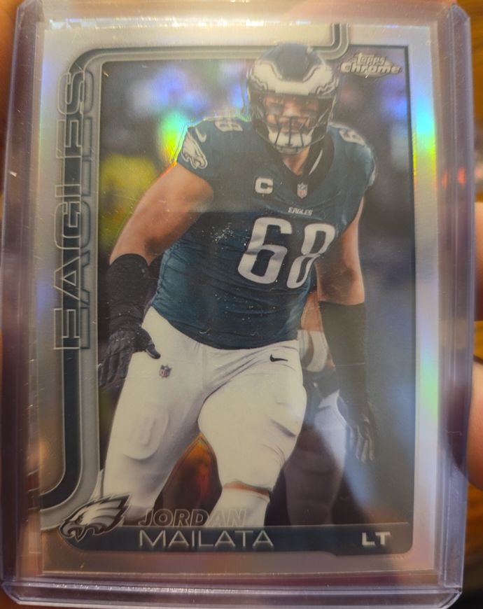 2025 Topps Chrome #245 Jordan Mailata — front