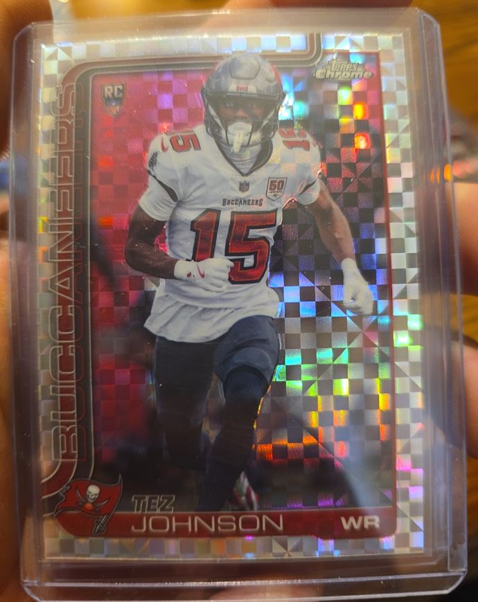 2025 Topps Chrome #342 Tez Johnson — front