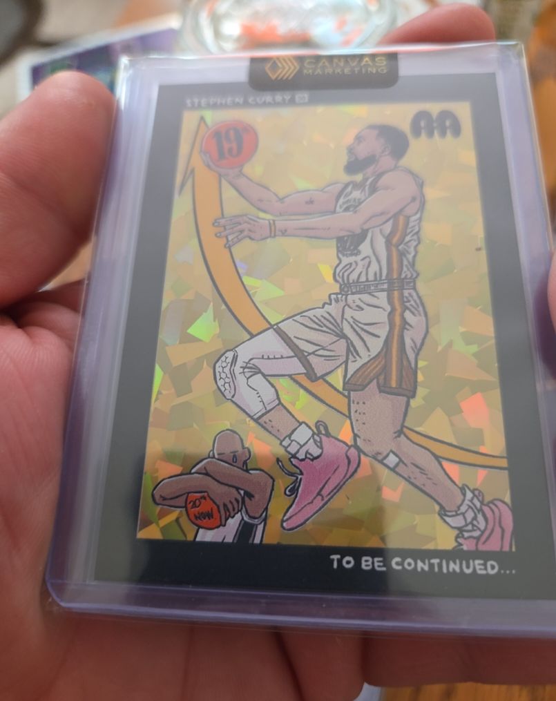 2025 Canvas Marketing Stephen Curry To Be Continued #/300 — front