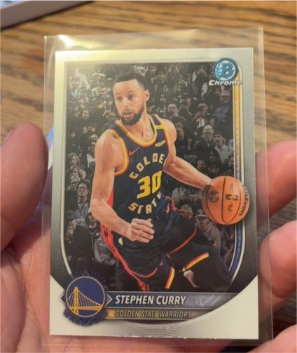 2025-26 Topps Bowman Chrome #BCV-115 Stephen Curry — front