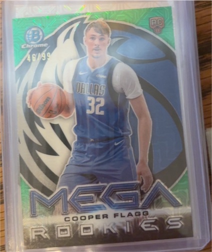 2025 Bowman Chrome #MR-1 Cooper Flagg Mega Rookies — front