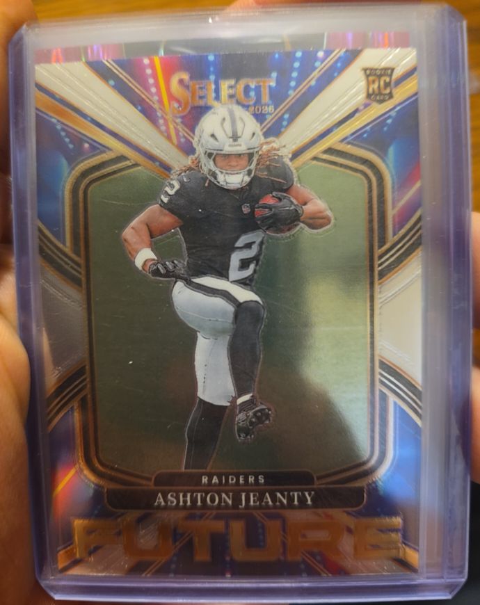 2025 Panini Select #11 Ashton Jeanty Future Rookie Las Vegas Raiders — front