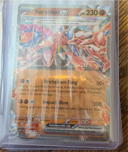 2023 Pokemon TCG Ascended Heroes #121 Koraidon ex — front
