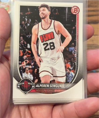2025-26 Bowman #133 Alperen Sengun — front