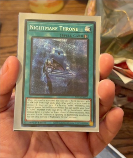 2025 Yu-Gi-Oh! MP25-EN072 Nightmare Throne — front