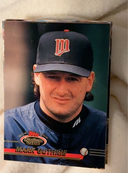1993 Topps Stadium Club #550 Mark Guthrie — front