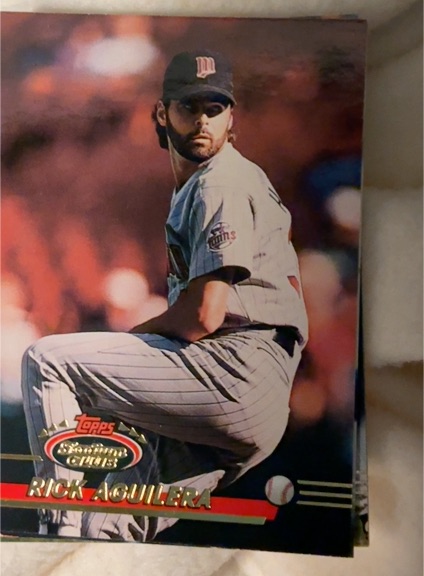 1993 Topps Stadium Club #354 Rick Aguilera — front