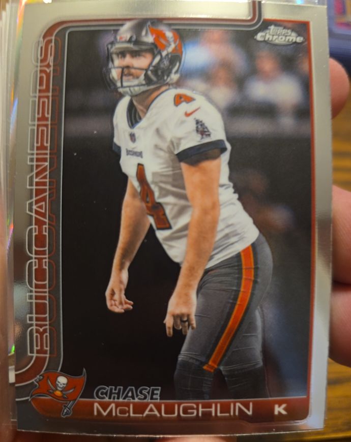 2025 Topps Chrome #288 Chase McLaughlin — front