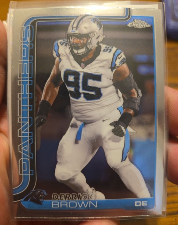 2025 Topps Chrome #47 Derrick Brown — front