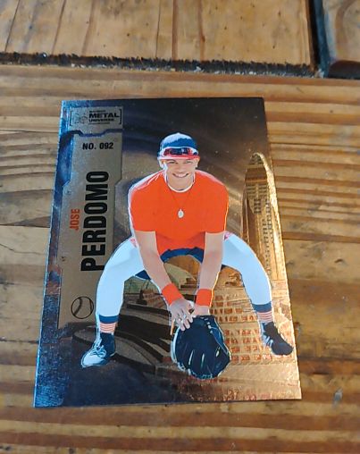 2022 Skybox Metal Universe Champions #092 Jose Perdomo — front