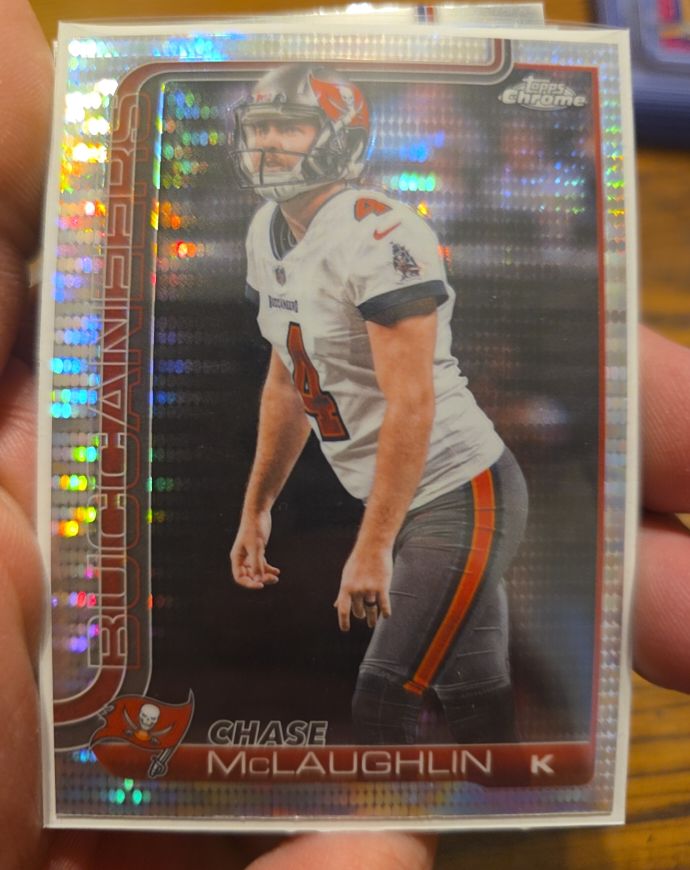 2025 Topps Chrome #288 Chase McLaughlin — front