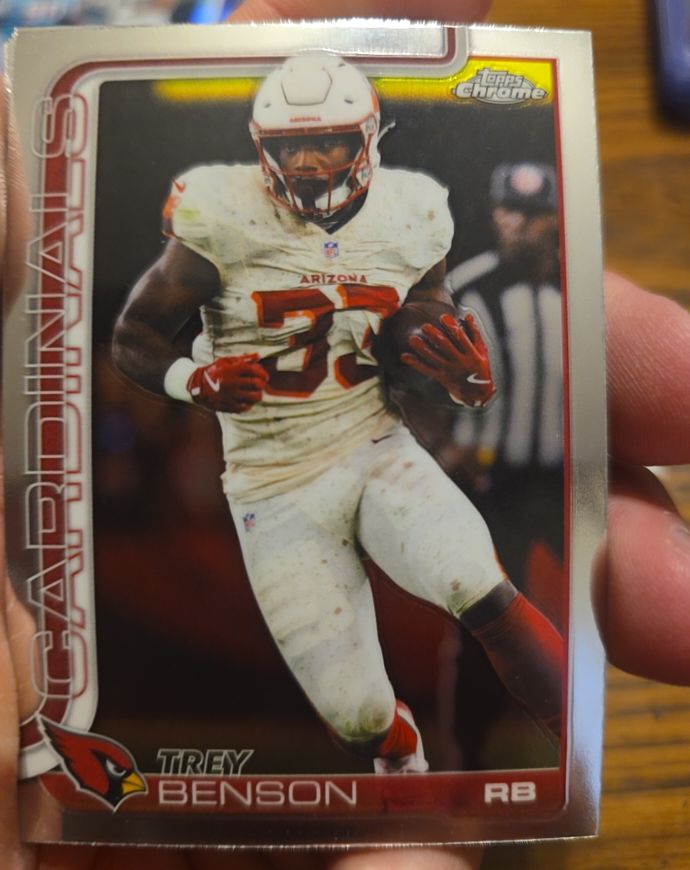 2025 Topps Chrome #7 Trey Benson — front