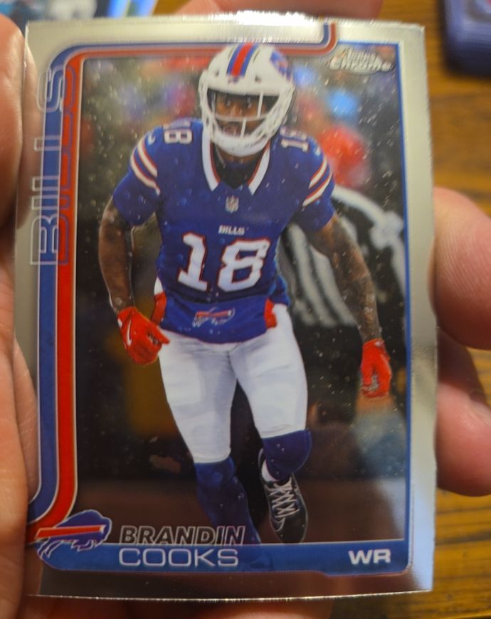 2025 Topps Chrome #217 Brandin Cooks — front