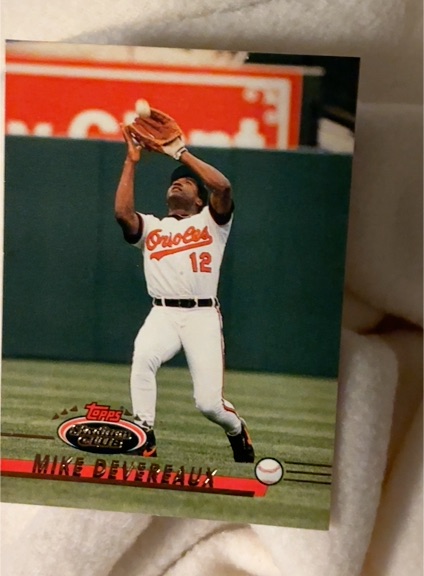 1993 Topps Stadium Club #56 Mike Devereaux — front