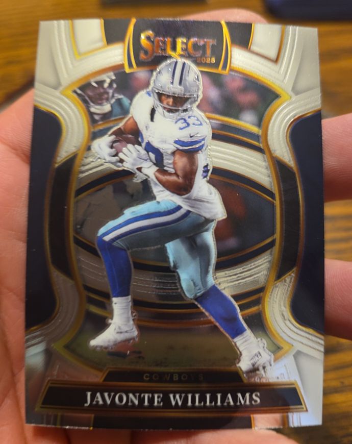 2025 Panini Select #97 Javonte Williams — front