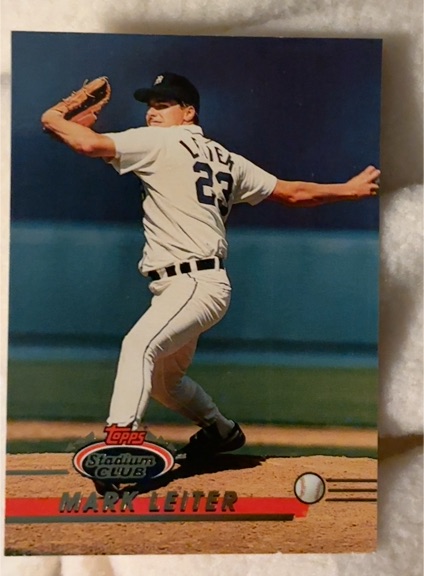 1993 Topps Stadium Club #116 Mark Leiter — front