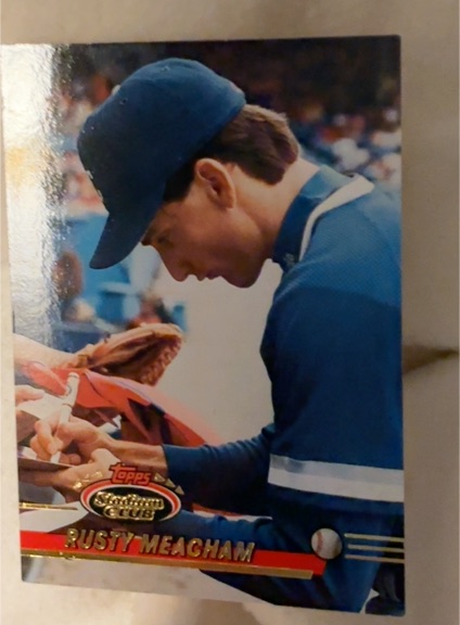 1993 Topps Stadium Club #439 Rusty Meacham — front