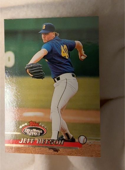1993 Topps Stadium Club #467 Jeff Nelson — front