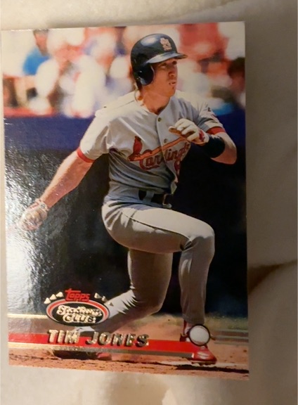 1993 Topps Stadium Club #280 Tim Jones — front