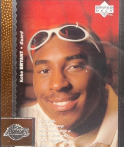 1996-97 Upper Deck #58 Kobe Bryant — front