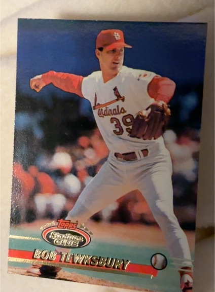 1993 Topps Stadium Club #341 Bob Tewksbury — front