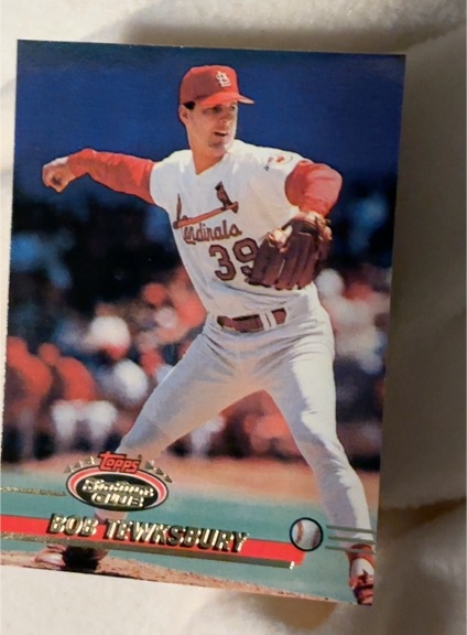 1993 Topps Stadium Club #341 Bob Tewksbury — front