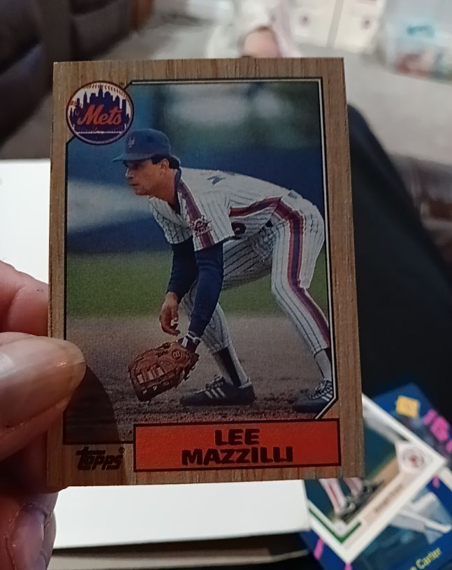 1987 Topps #198 Lee Mazzilli New York Mets — front