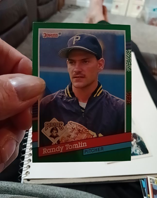 1991 Donruss #725 Randy Tomlin — front