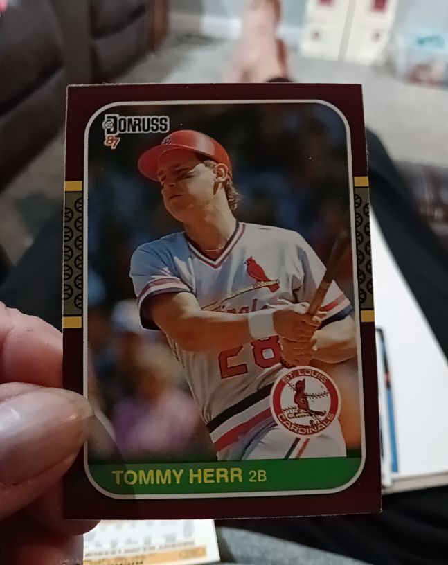1987 Donruss #140 Tommy Herr — front
