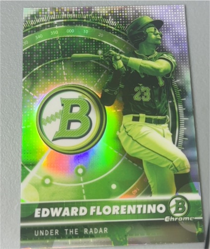 2026 Bowman Chrome #UR-9 Edward Florentino Under The Radar — front