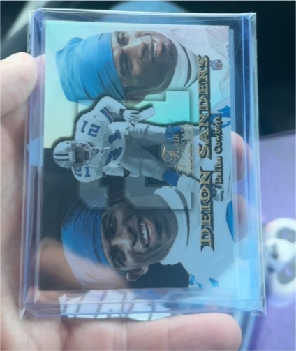 1999 Flair Showcase #150 Deion Sanders — front