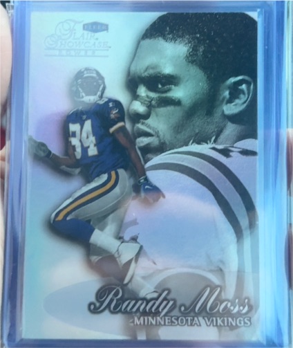 1999 Fleer Flair Showcase #22 Randy Moss — front