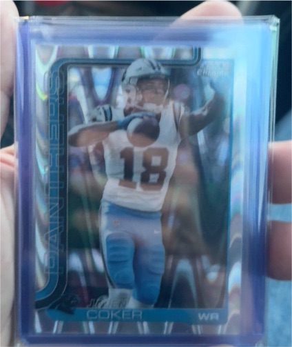 2025 Topps Chrome #39 Jalen Coker — front