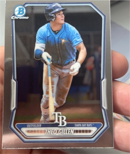 2025 Bowman Draft Chrome #BDC-121 Theo Gillen — front