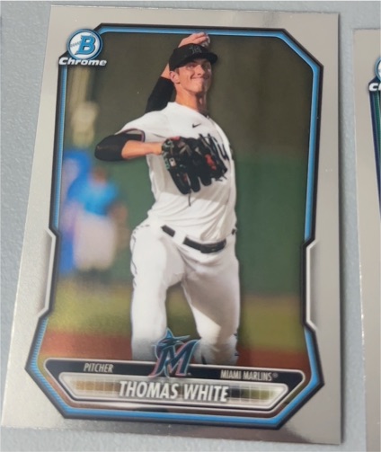 2025 Bowman Chrome #BCP-69 Thomas White — front